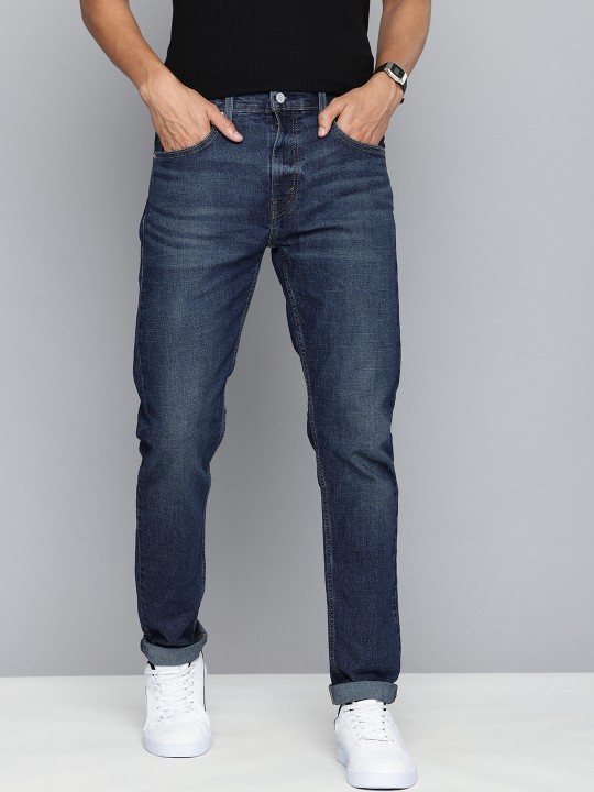 Men 512 Slim Tapered Fit Light Fade Stretchable Jeans deal from myntra