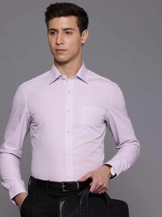 Louis Philippe Classic Opaque Pure Cotton Formal Shirt