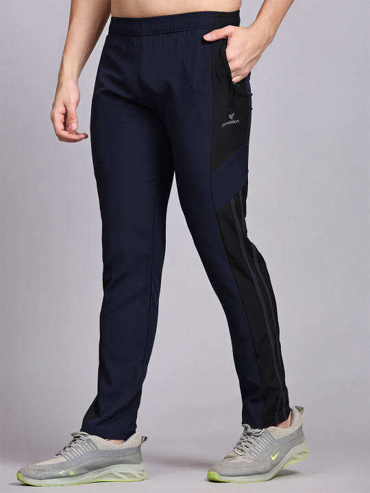Dpassion Men Quick Dry Gym Training Cargo Track Pants Stretchable Workout Activewear
