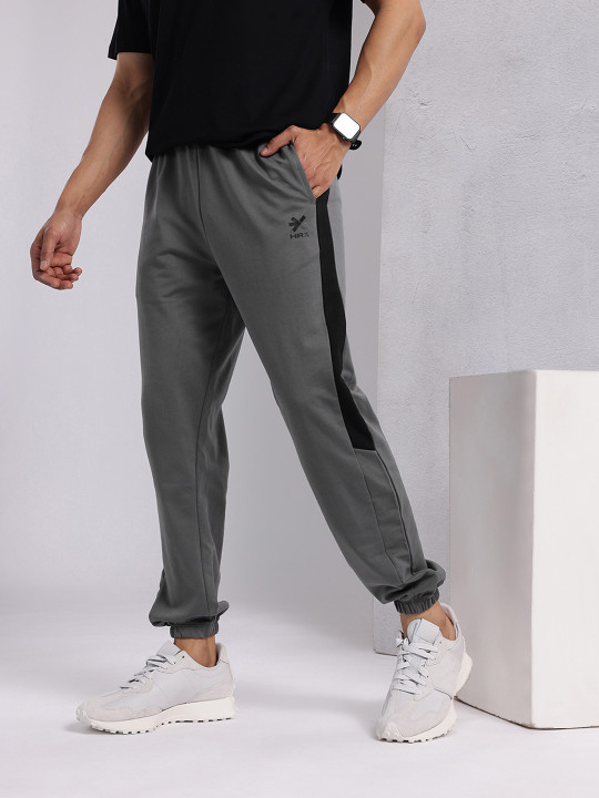 HRX by Hrithik Roshan Men Lifestyle Joggers with Contrast Panels