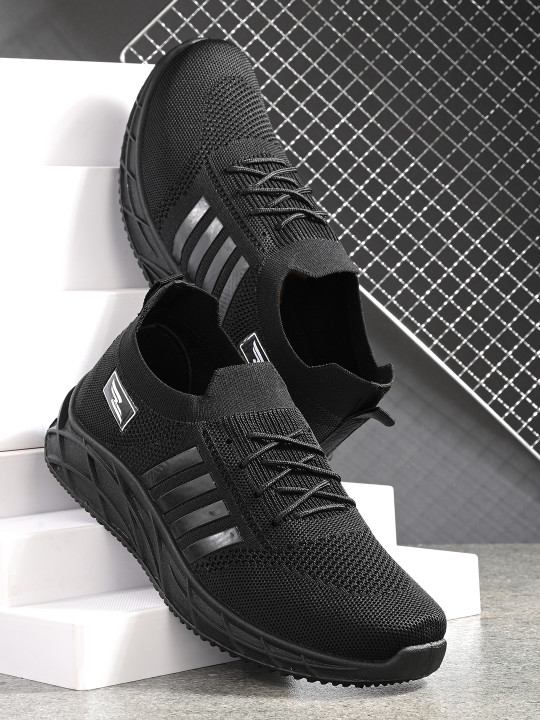 BIRDE ZenG Men Textured Round Toe Sneakers