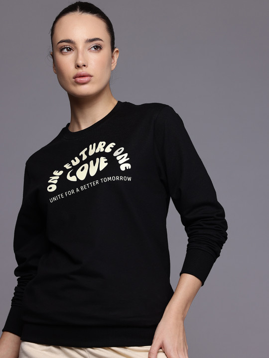 HRX by Hrithik Roshan Women Printed Sweatshirt