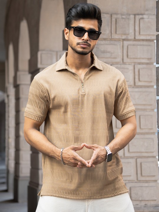 Men Polo Collar T-shirt deal from myntra