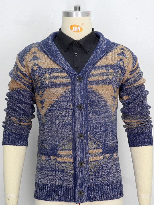 Mast & Harbour Men Printed Cardigan