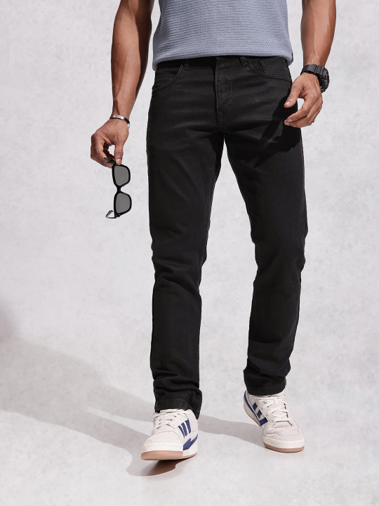 WROGN Men Slim Fit Light Fade Stretchable Jeans