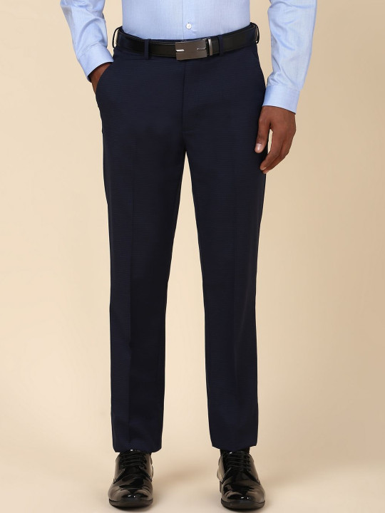 Allen Solly Sport Men Mid-Rise Formal Trousers