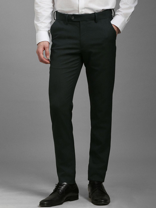 Louis Philippe Men Mid-Rise Slim Fit Formal Trouser