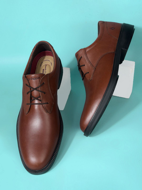 Hush Puppies Men Leather Formal Derbys