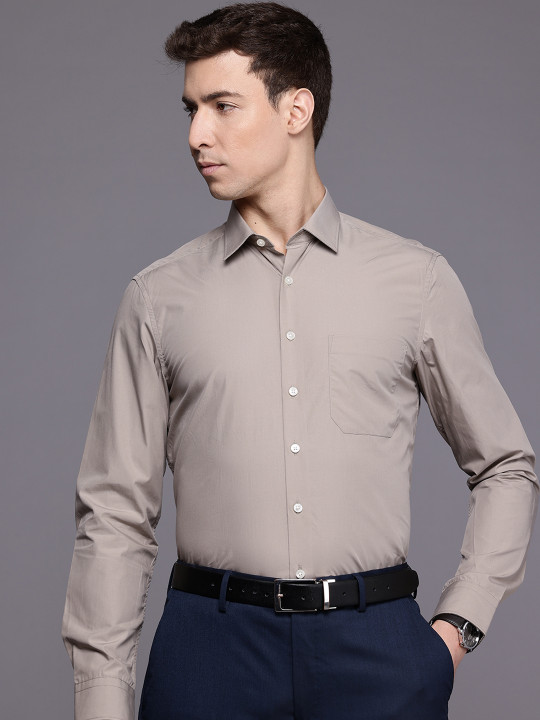 Louis Philippe Pure Cotton Slim Fit Formal Shirt