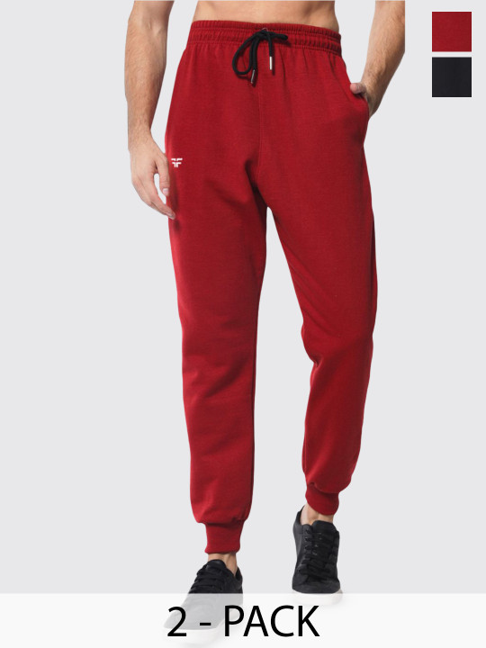 FFLIRTYGO Men Pack Of 2 Mid-Rise Joggers