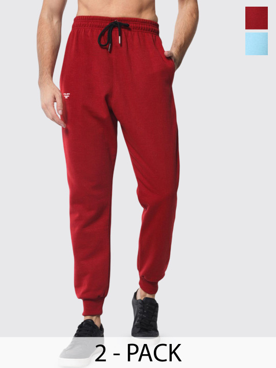 FFLIRTYGO Men Pack Of 2 Mid-Rise Joggers