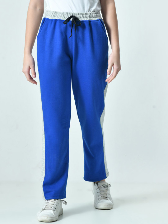 BAESD Women Colourblocked Mid Rise Track Pants