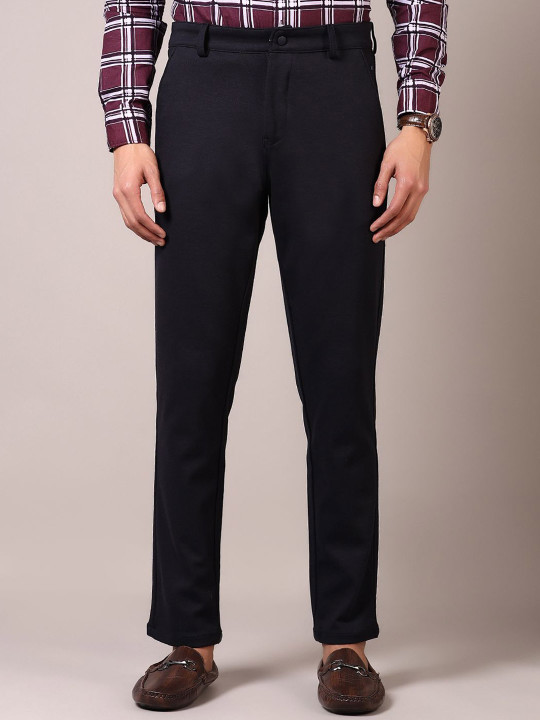 V-Mart Men Mid-Rise Formal Trousers