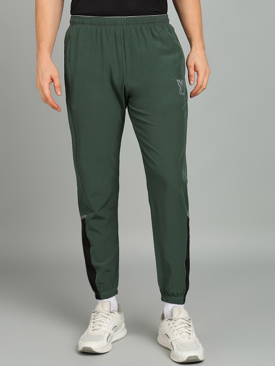YUNEK Men Mid Rise Joggers Track Pants With Dry Fit Technology