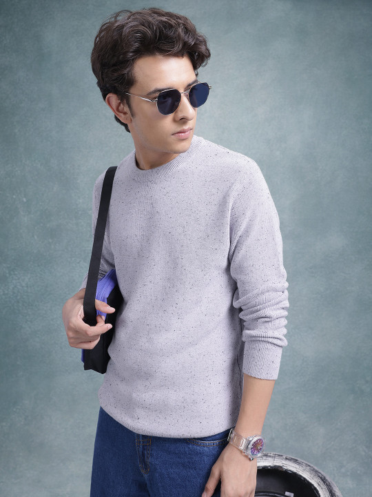 Roadster Men Pure Cotton Pullover