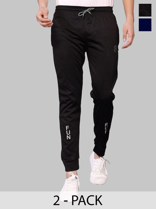 Moda Rapido Men Pack Of 2 Mid Rise Joggers