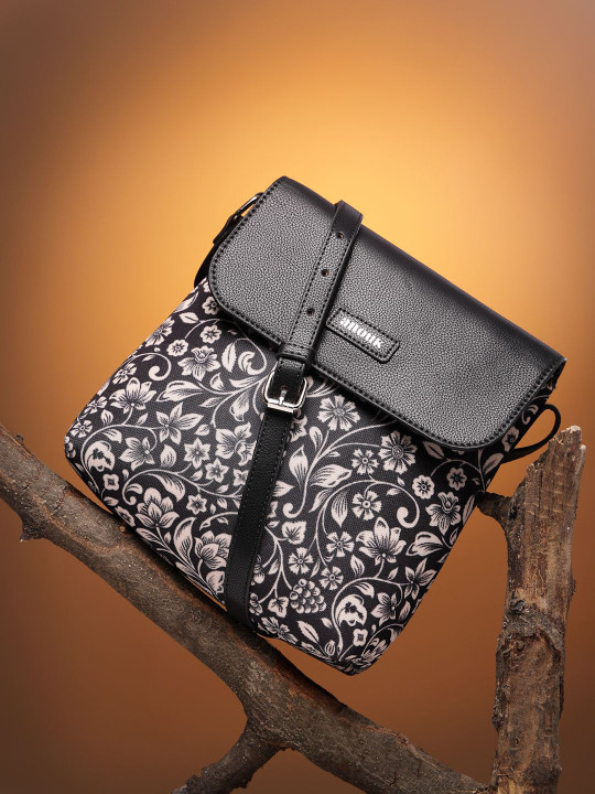 Women Floral Printed Crossbody Sling Bag