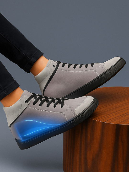 Bxxy Men 7.62 cm Hidden Elevator Height Increasing Casual Sneaker Shoes