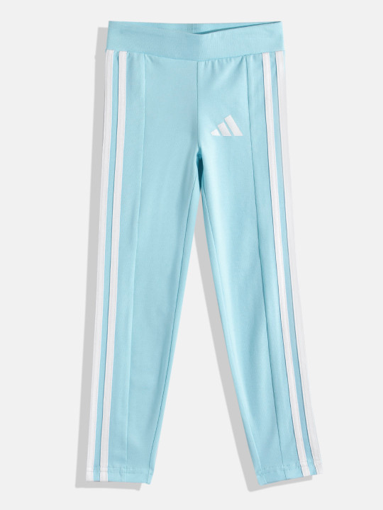 ADIDAS Girls Brand Logo Printed 3-Striped Tights