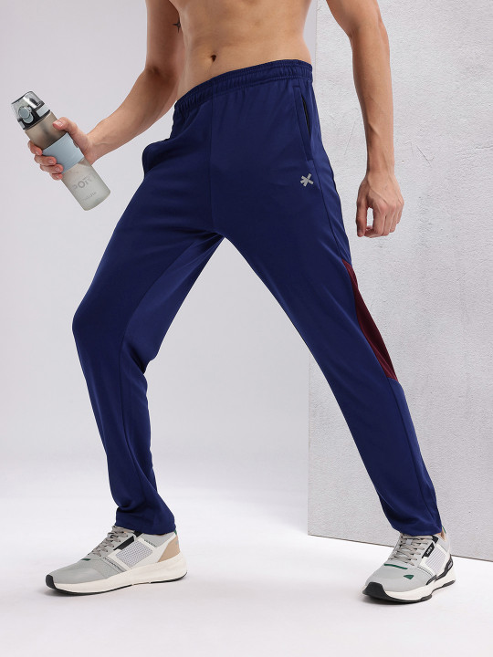 HRX by Hrithik Roshan Men Mid-Rise Rapid-Dry Running Track Pants