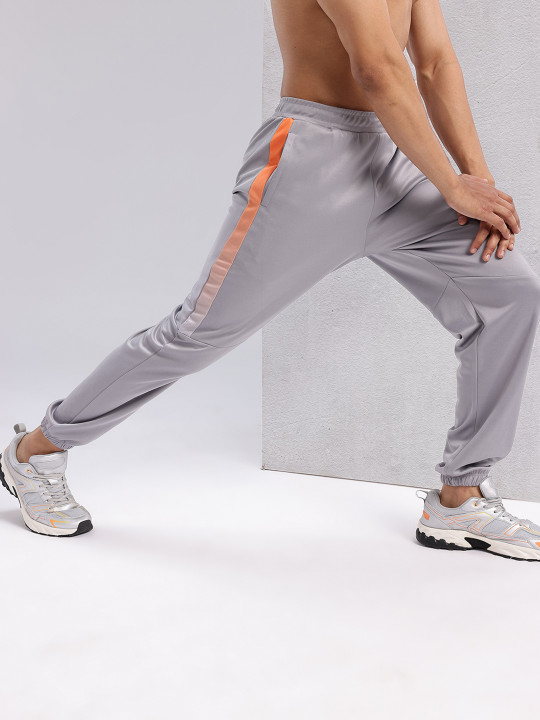 HRX by Hrithik Roshan Men Side Stripes Rapid-Dry Running Joggers