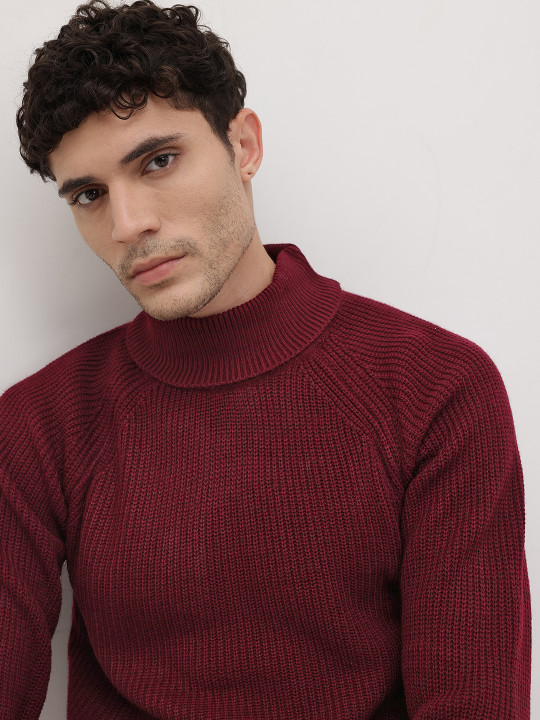 Roadster The Life Co. Acrylic Turtle Neck Pullover