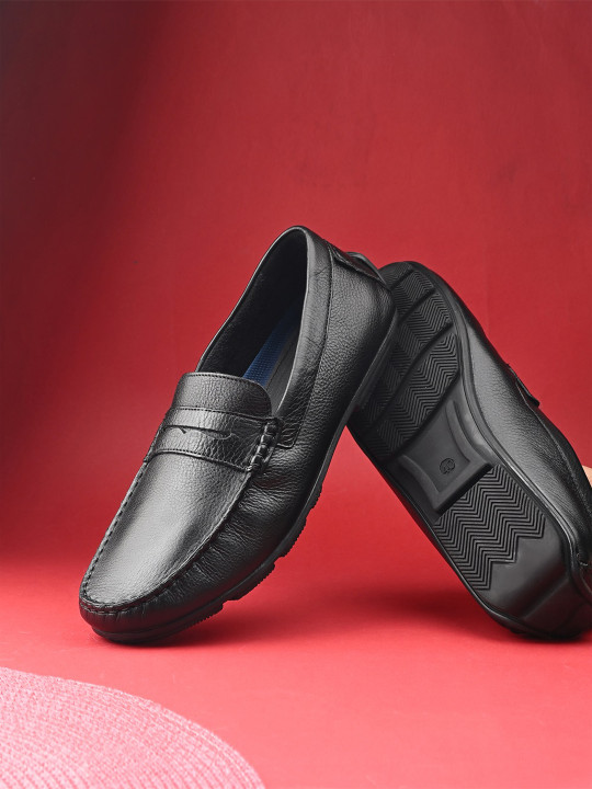 Overdrive Men Leather Driving Shoes
