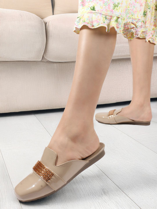 Carlton London Women Western - Embellished Mules