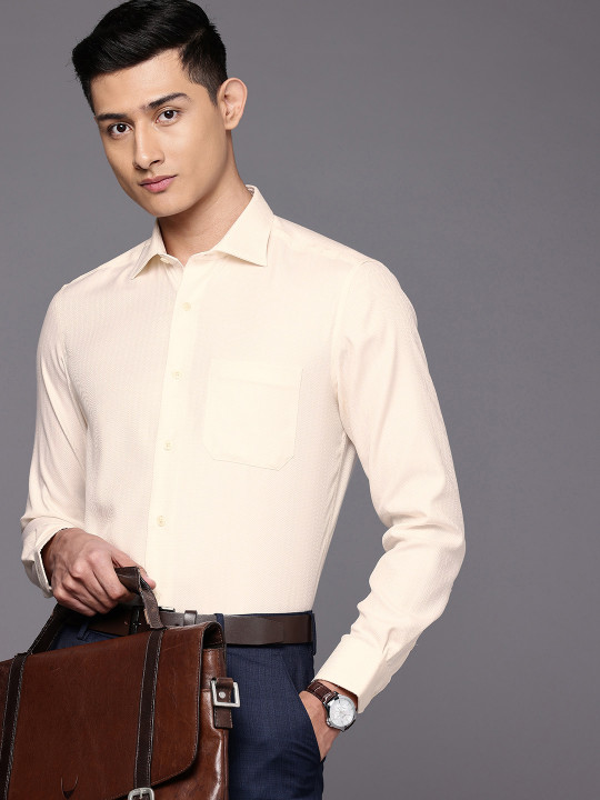 Louis Philippe Pure Cotton Classic Fit Formal Shirt