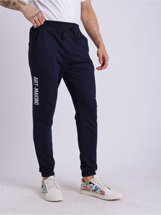 R.Code by The Roadster Life Co. Men Relaxed-Fit Mid-Rise Joggers