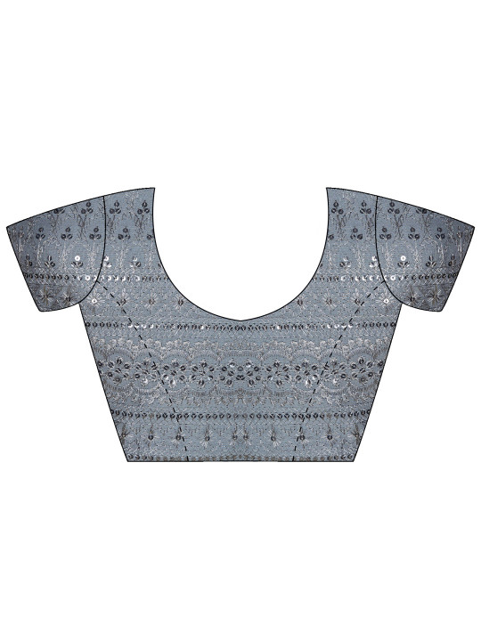 KALINI Embellished Unstitched Saree Blouse