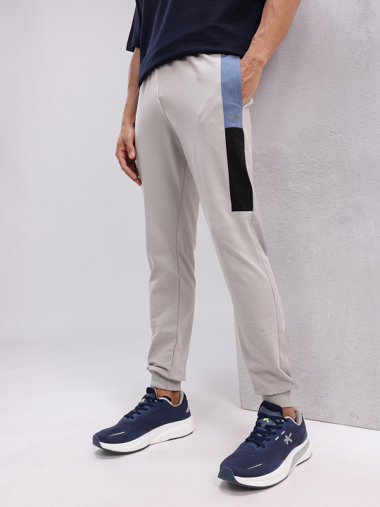 HRX by Hrithik Roshan Men Slim Fit Joggers With Side Striped Detail