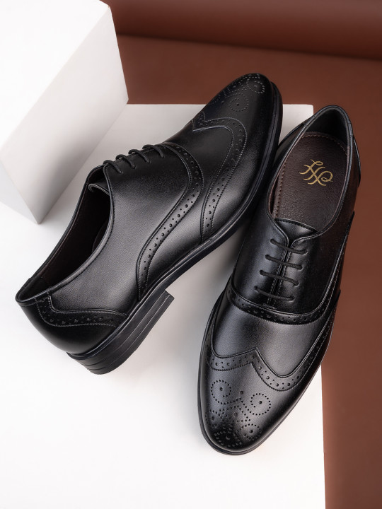 House of Pataudi Men Formal Oxford Shoes