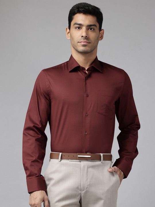 Blackberrys Men Pure Cotton Slim Fit Formal Shirt