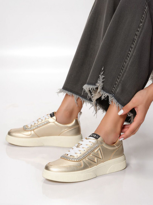 Saint G Women Colourblocked Leather Sneakers