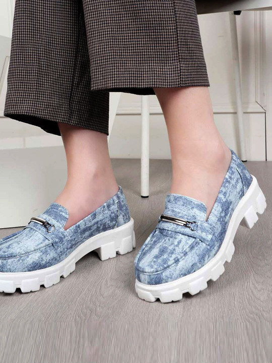 DressBerry Women Patent Leather Loafers