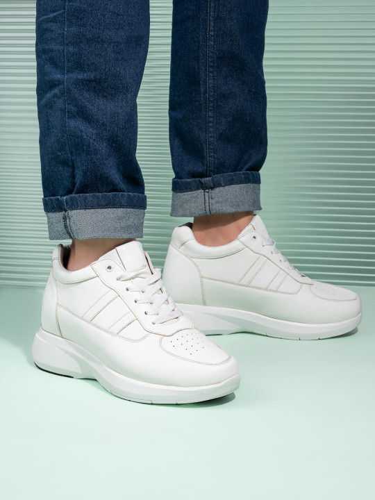 HI Toes Men Lace-Ups Elavator Sneakers