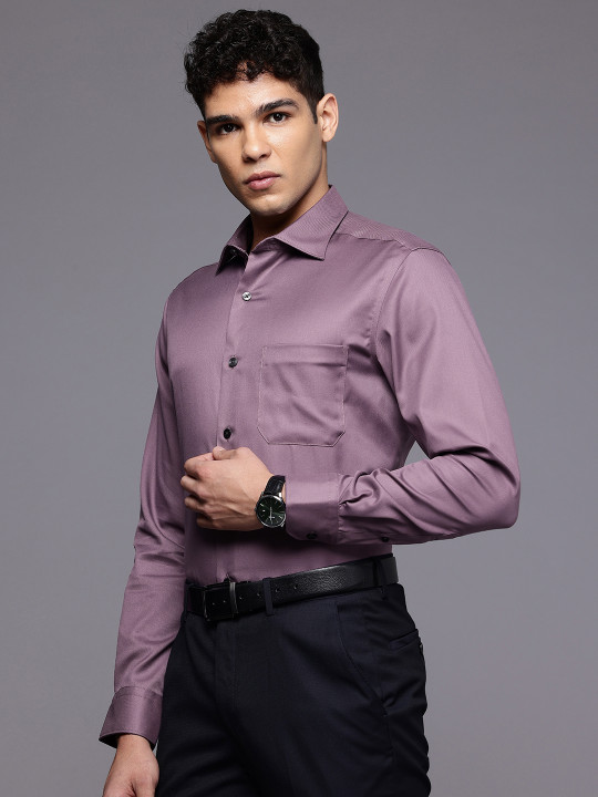 Louis Philippe Slim Fit Pure Cotton Formal Shirt