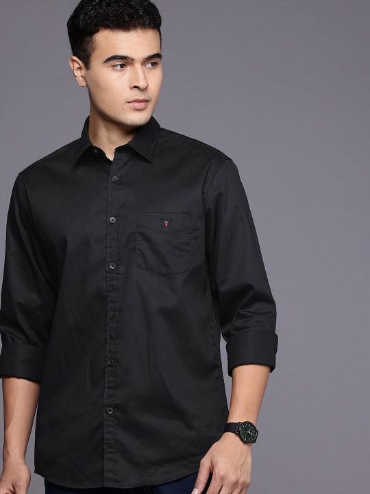 Louis Philippe Sport Slim Fit Pure Cotton Casual Shirt