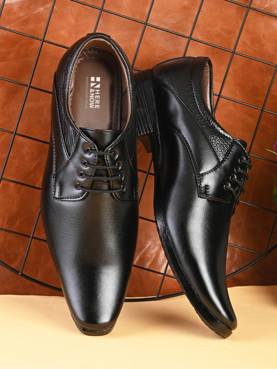 HERE&NOW Men Lace Up Formal Derbys