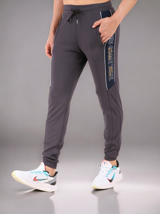 AKTIO Men Mesh-block Tapered Fit Lightweight Joggers