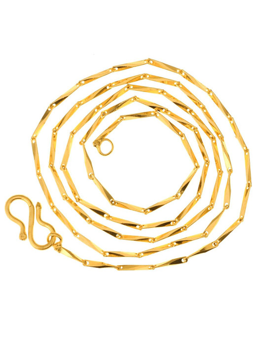 NEERAJYOTI Women Gold pleated Alloy Chain