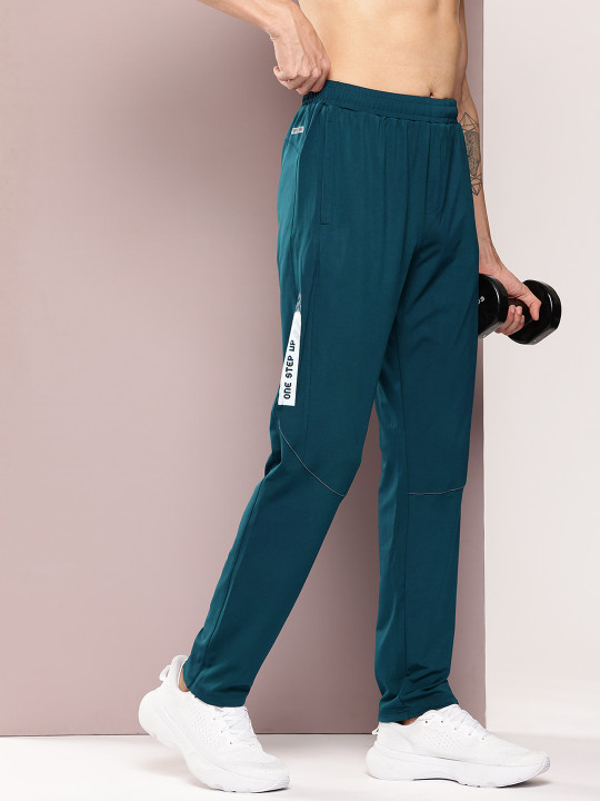 TURNFIT Men Straight Fit Quick Dry Training Track Pants