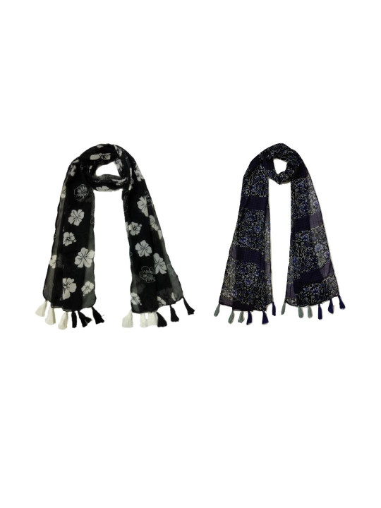 StoleVilla Women Pack Of 6 Floral Chiffon Stoles