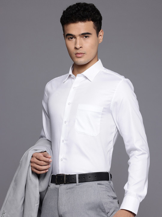 Louis Philippe Pure Cotton Slim Fit Formal Shirt