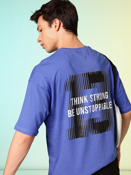 HRX by Hrithik Roshan Men Typography Printed Pure Cotton T-shirt