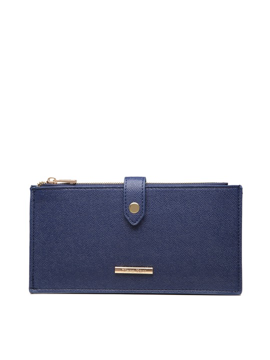 Women Blue Textured Card Holder