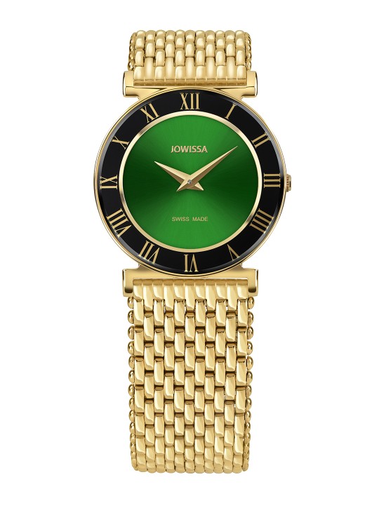 Women Green & Gold-Toned Analogue Watch