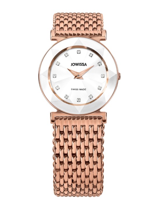 Women White & Rose Gold Analogue Watch