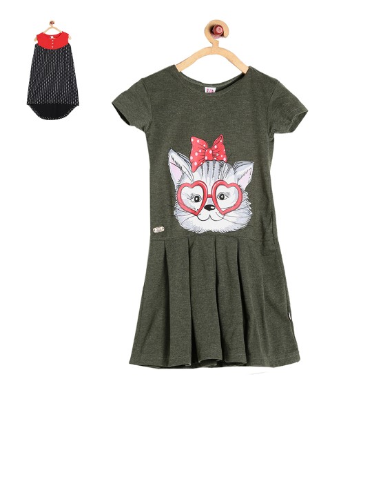 Girls Pack of 2 Dresses 2-3Y